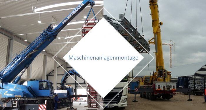 Machine installation assembly