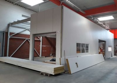 Klimahalle für Gaulhofer montiert