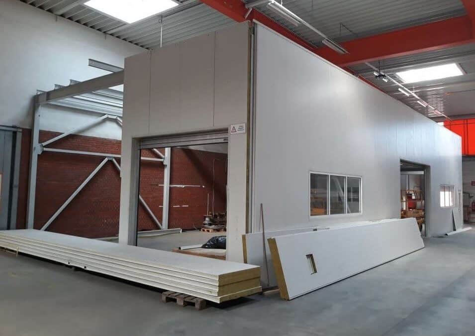 Klimahalle für Gaulhofer montiert