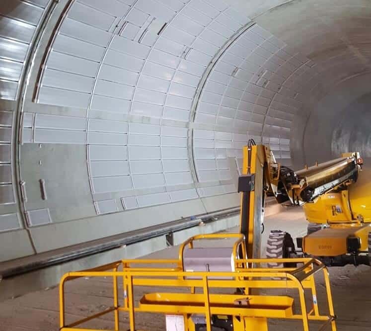 Montage von über 5.000 m² Lärmschutz